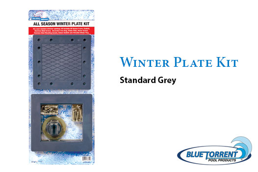 standard grey winter plate cover kit